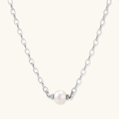Luna Pearl Chain Necklace
