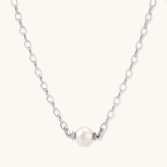 Luna Pearl Chain Necklace