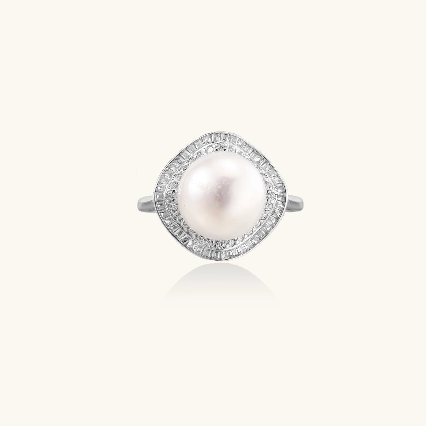 Pearl Halo Dreams Ring