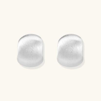 Brushed Silver Studs